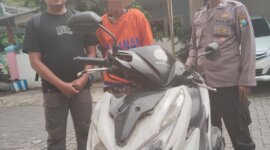 Pelaku Curanmor diamankan Polsek Kenjeran beserta barang buktinya