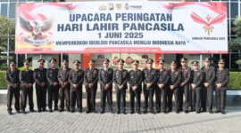 Polres Gresik gelar upacara Hari Lahir Pancasila