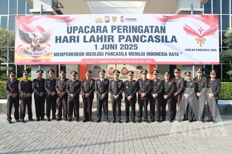 Polres Gresik gelar upacara Hari Lahir Pancasila