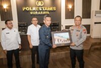 Polrestabes Surabaya terima kunjungan peserta KKP Sespimmen Polri Dikreg