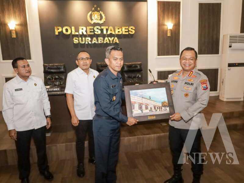 Polrestabes Surabaya terima kunjungan peserta KKP Sespimmen Polri Dikreg