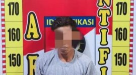 Tersangka diamankan beserta barang buktinya