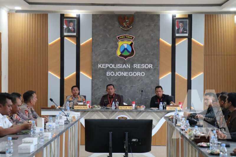 Peserta KKP Sespimmen Polri Dikreg kunjungan ke Polres Bojonegoro