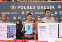 Satreskrim Polres Gresik ungkap kasus FB Cinta Sedarah