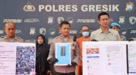 Satreskrim Polres Gresik ungkap kasus FB Cinta Sedarah