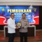Wakapolres Pelabuhan Tanjung Perak Kompol Ari Bayuaji sambut Serdik Sespimmen Polri Dikreg ke-65