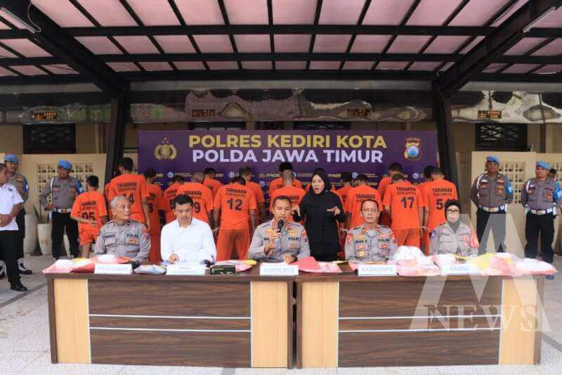 Polres Kediri Kota ungkap 19 kasus penyalahgunaan Narkotika