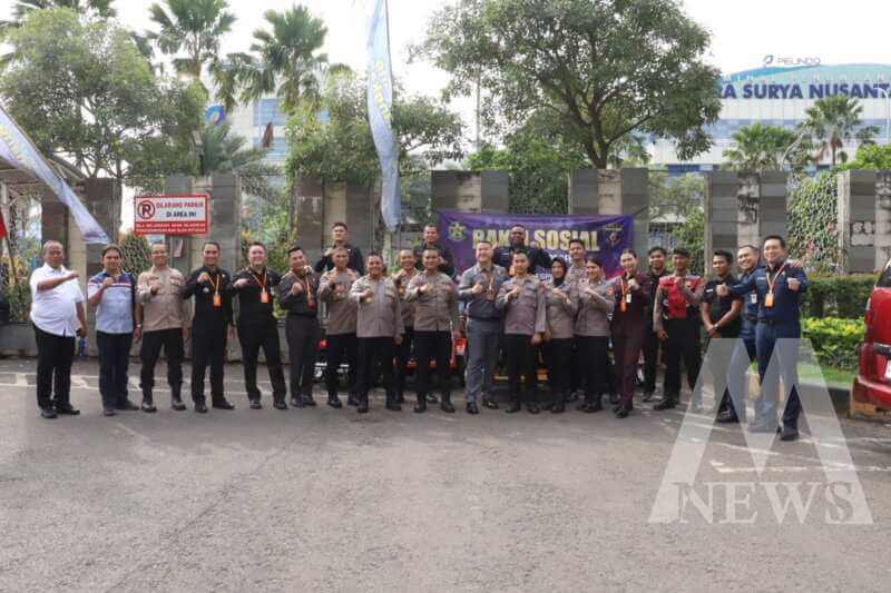Serdik Sespimmen Polri Dikreg ke-65 gelar baksos di terminal GSN Tanjung Perak Surabaya