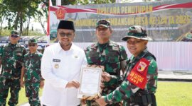 Danrem 084/BJ Brigjen TNI Danny Alkadrie saat penutupan TMMD di Sampang