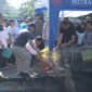 Polres Blitar Kota Panen Ikan bersama Warga