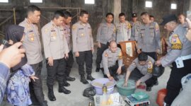 Kapolresta Sidoarjo Kombespol Christian Tobing saat peluncuran KTSM Semeru