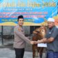 Kapolres Pelabuhan Tanjung Perak AKBP Wahyu Hidayat salurkan hewan qurban