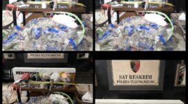 Pelaku diamankan beserta barang buktinya