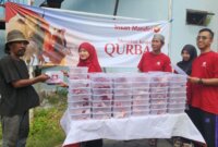 Yayasan Insan Mandiri bagikan daging Qurban