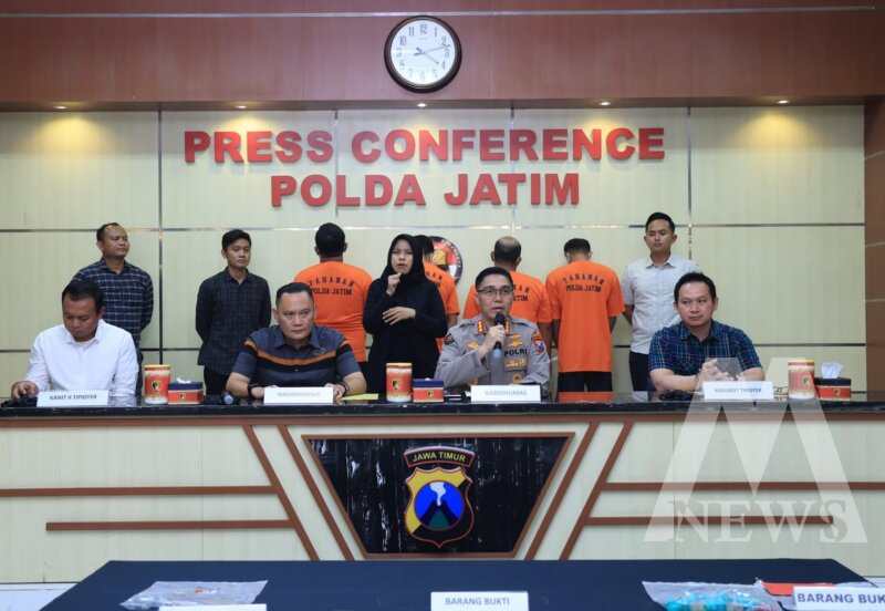Ditreskrimsus Polda Jatim ungkap kasus LPG subsidi