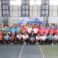 Kapolres Bojonegoro AKBP Mario Prahatinto saat peresmian Bola Voli