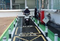 Polres Pacitan saat tes warga urus SIM