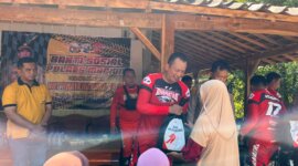 Kapolres Madiun AKBP Mohammad Zainur Rofik saat Baksos