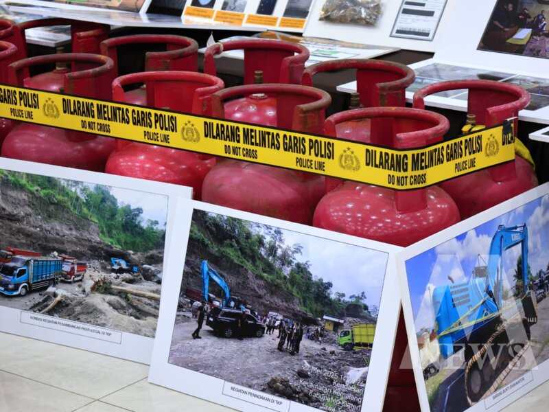 Dittipidter Bareskrim Polri ungkap kasus lagun gas dan BBM subsidi