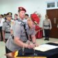 Kasat Resnarkoba Iptu Joko Suprianto sertijab dengan AKP Ahmad Yani