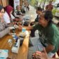 Biddokkes Polda Jatim periksa kesehatan driver ojol