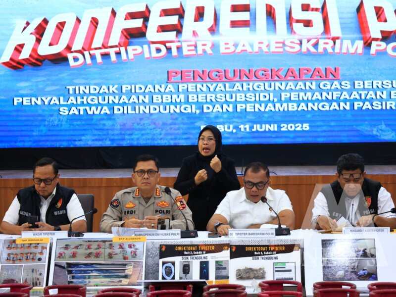 Bareskrim Polri ungkap kasus penjualan sisik trenggiling