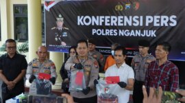 Polres Nganjuk tangkap pelaku pembunuhan di bawah jembatan