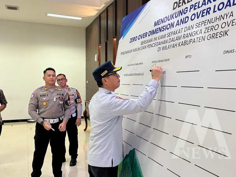 Kasatlantas Polres Gresik AKP Rizki Julianda Putera Buna