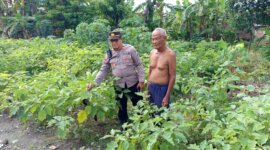 Kapolsek Patianrowo AKP Edy Suwanda sambangi warga