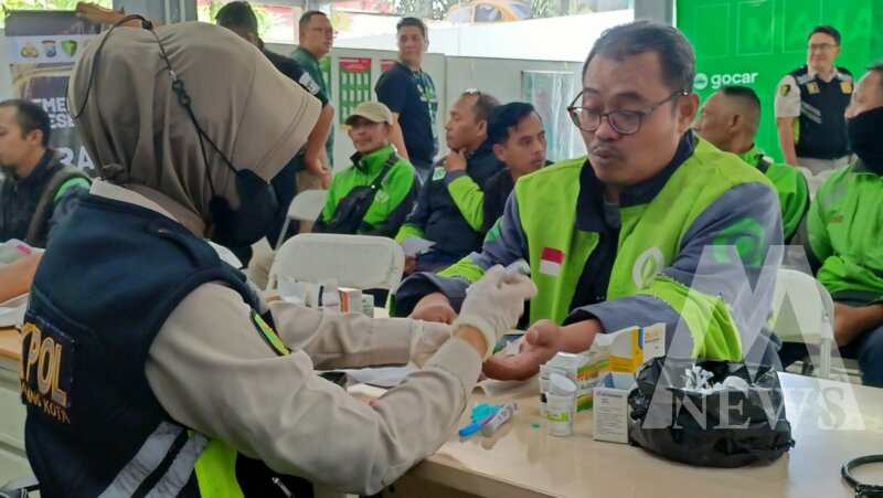 Polresta Malang Kota gelar bakkes ke driver ojol