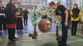 Kapolres Bojonegoro AKBP Mario Prahatinto buka Kejuaraan Pencak Silat Kapolres Bojonegoro Cup IV