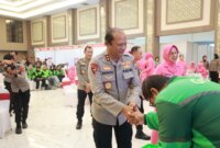 Kapolda Jatim Irjen Pol Drs. Nanang Avianto saat gelar Baktikes