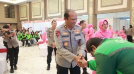 Kapolda Jatim Irjen Pol Drs. Nanang Avianto saat gelar Baktikes