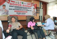 Polres Gresik gelar donor darah