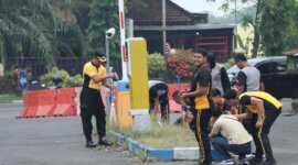 Polres Nganjuk gelar kerja bakti serentak