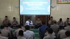 Polres Madiun gelar dzikir dan doa bersama
