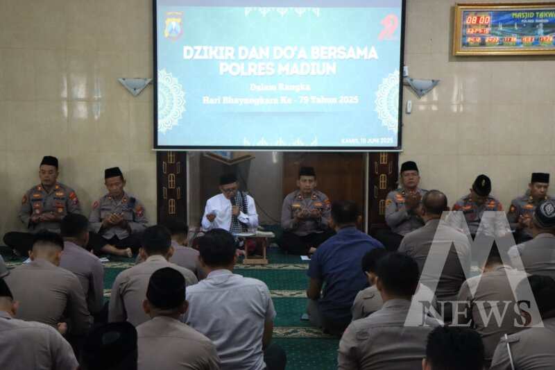 Polres Madiun gelar dzikir dan doa bersama