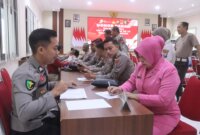 Polres Probolinggo gelar donor darah di hari Bhayangkara ke-79