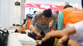 Kapolres Ponorogo AKBP Andin Wisnu tinjau khitan massal
