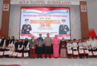 Kapolres Blitar AKBP Arif Fazlurrahman saat santunan anak yatim dan khitan massal