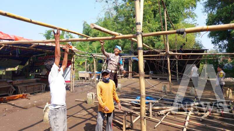 Polsek Bagor bongkar lokasi arena judi sabung ayam