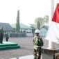 Upacara Bendera rutin di pimpin Kasrem 084/BJ Kolonel Inf Harry Subarka
