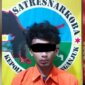 Pelaku diamankan Polisi beserta barang buktinya