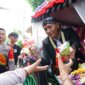 Kapolres Ponorogo AKBP Andin Wisnu Sudibyo saat Kirab Pusaka Grebeg Suro