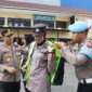 Kapolres Pelabuhan Tanjung Perak, AKBP Wahyu Hidayat pimpin apel kesiapan pengamanan pengesahan warga baru PSHT 2025