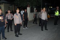 Kapolres Nganjuk AKBP Henri Noveri Santoso pimpin patroli SREG dan penyekatan di perbatasan