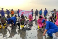 Kapolres Situbondo AKBP Rezi Dharmawan Tanam Mangrove