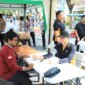 Kapolres Gresik AKBP Rovan Richard Mahenu cek kesehatan di CFD