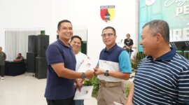 Danrem 084/BJ Brigjen TNI Danny Alkadrie saat acara Sugeng Rawuh Persada 92
