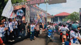 Kapolres Jember AKBP Bobby A. Condroputra buka Bhayangkara Trail Adventure